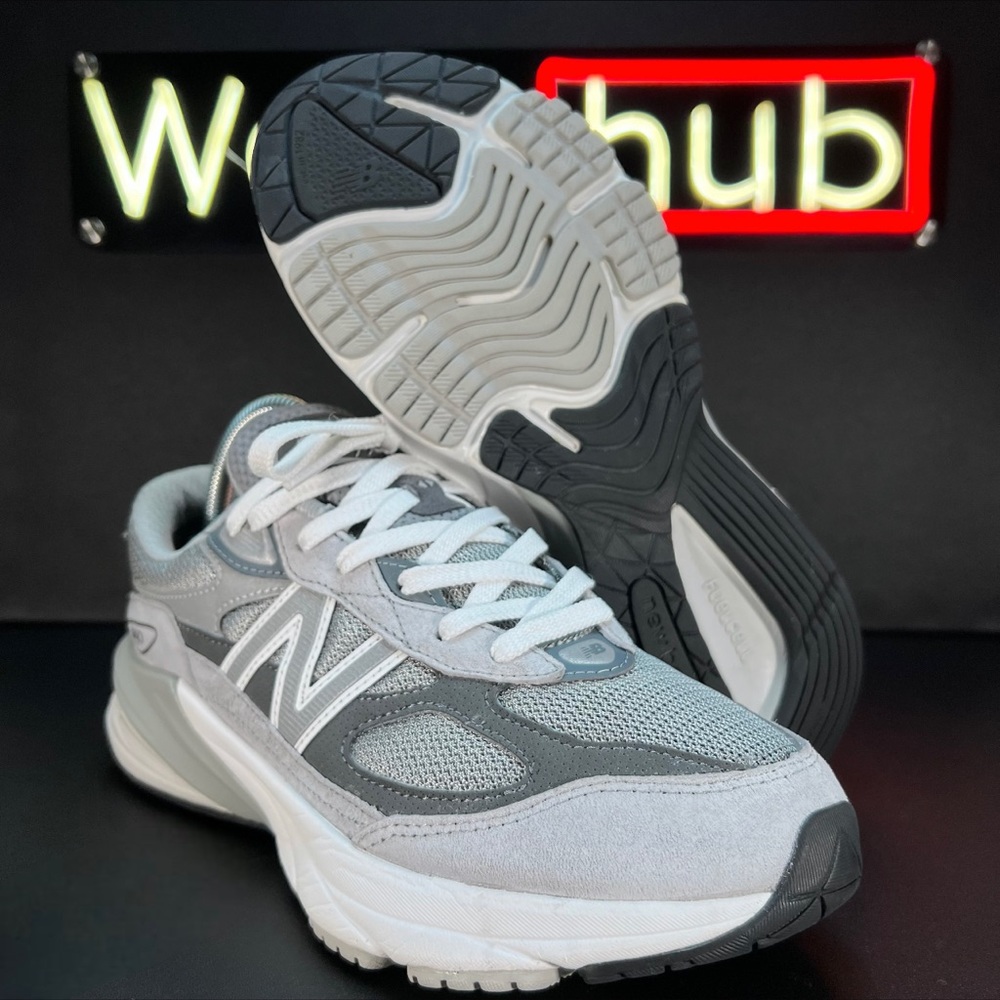 New Balance 990 V6 Running Shoes • M990GL6 • Castlerock/Gray • Mens 7 / WMNS 8.5
